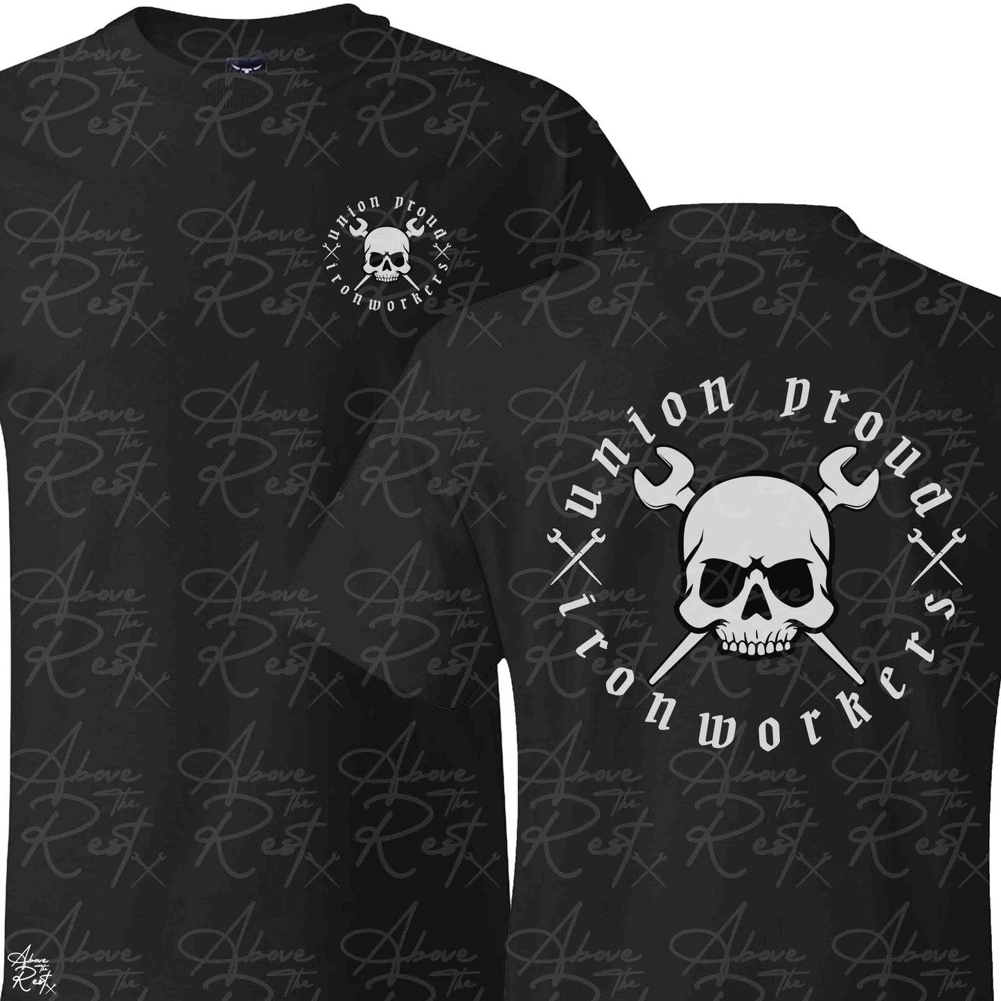 IW BUILD AMERICA UNION PROUD BADGE T-SHIRT
