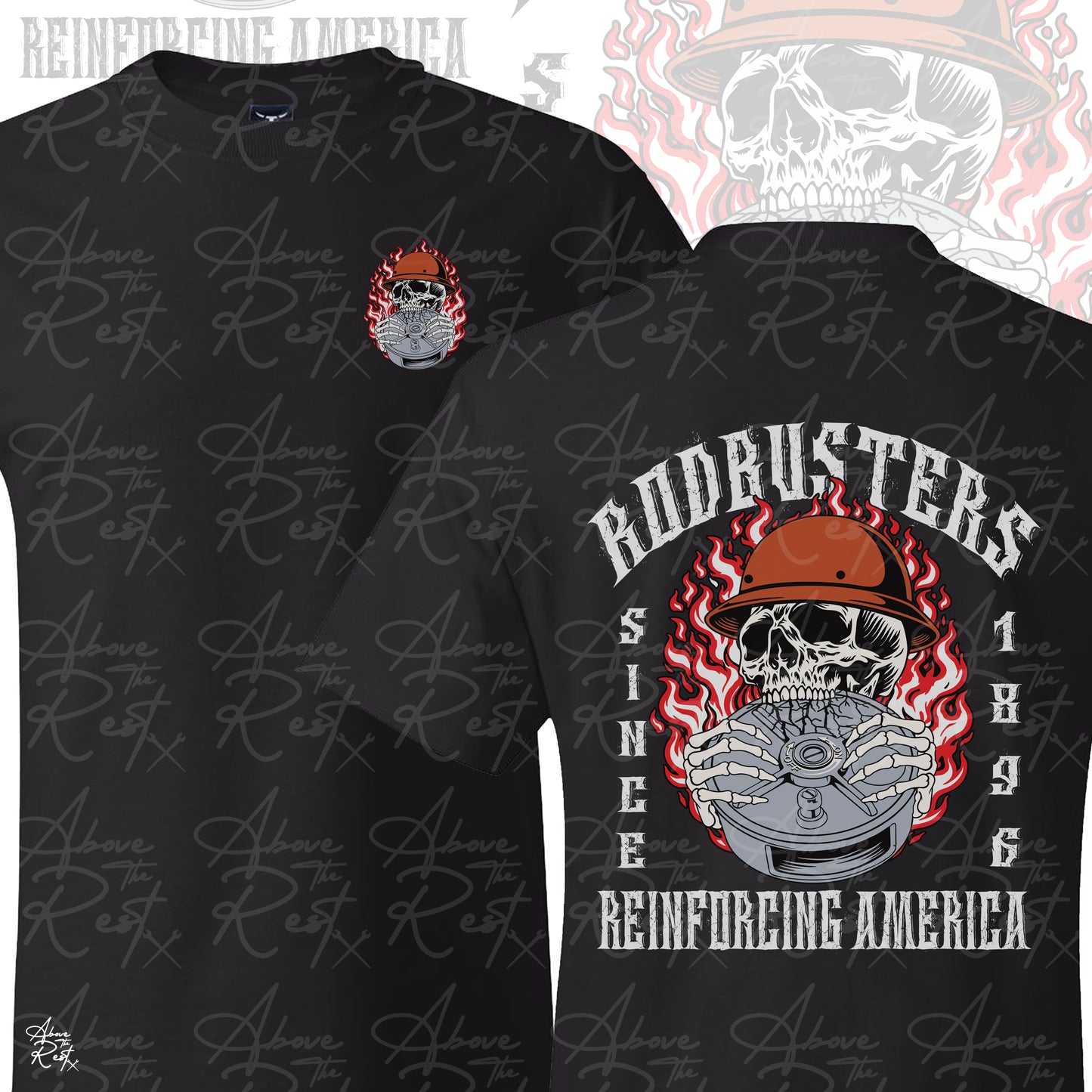 WIRE REEL FLAME T-SHIRT