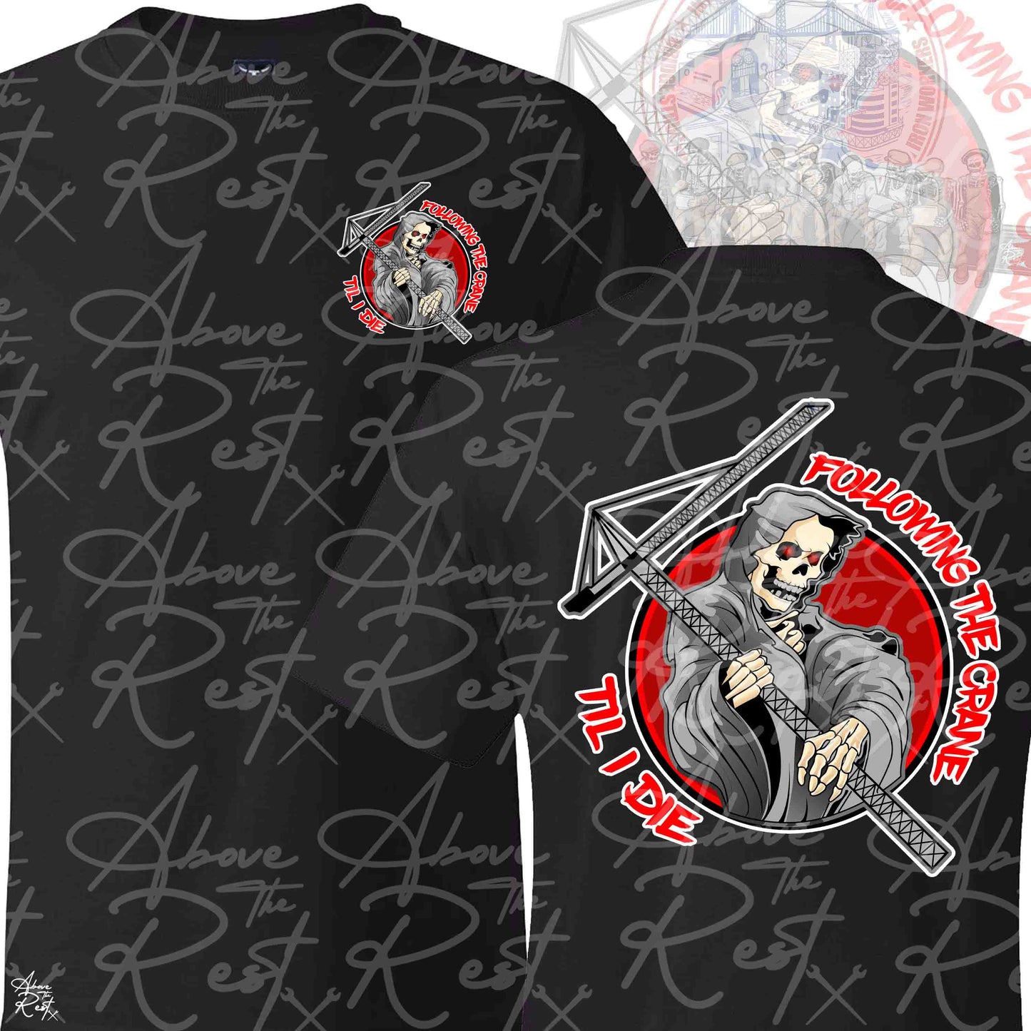 FOLLOWING THE CRANE TILL I DIE T-SHIRT