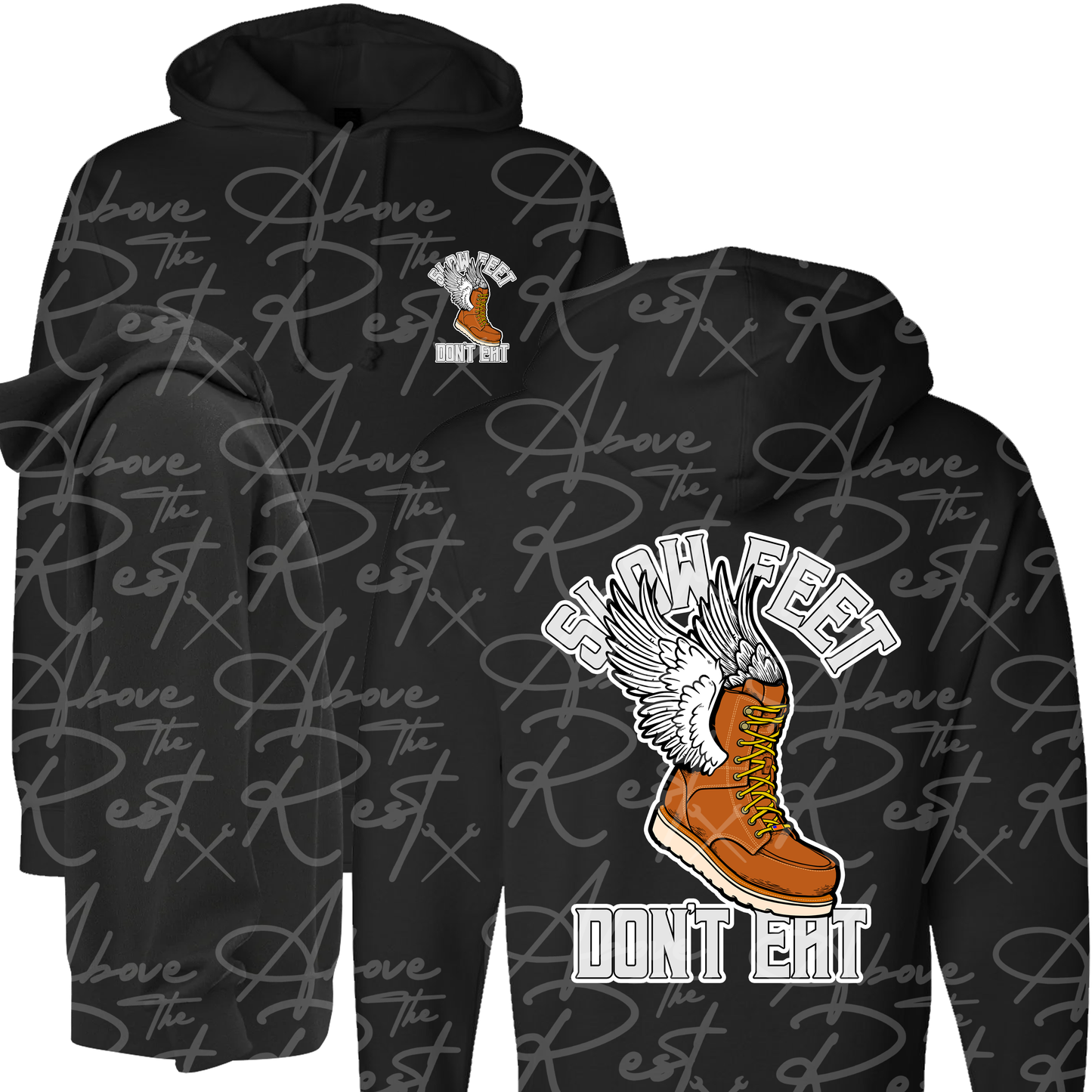 SLOW FEET DON'T EAT PULLOVER HOODIE