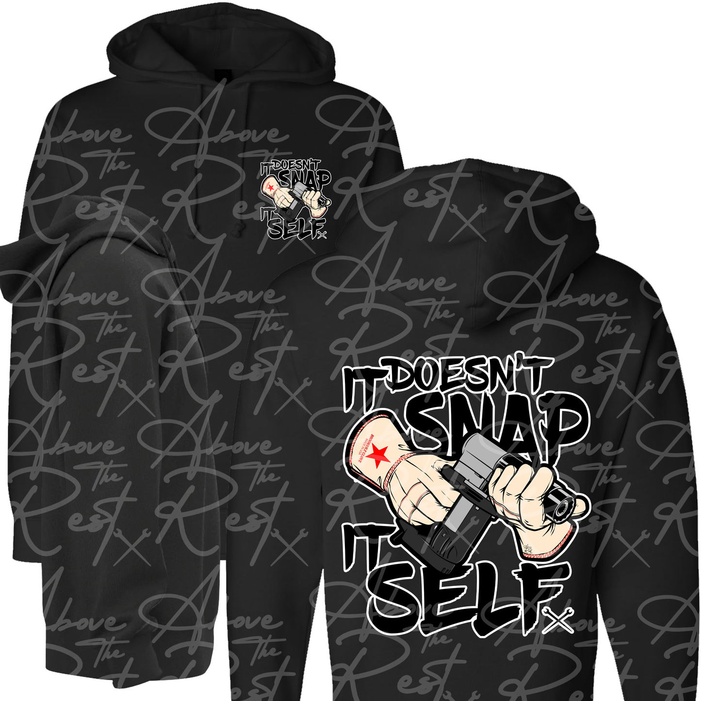 SNAP IT PULLOVER HOODIE