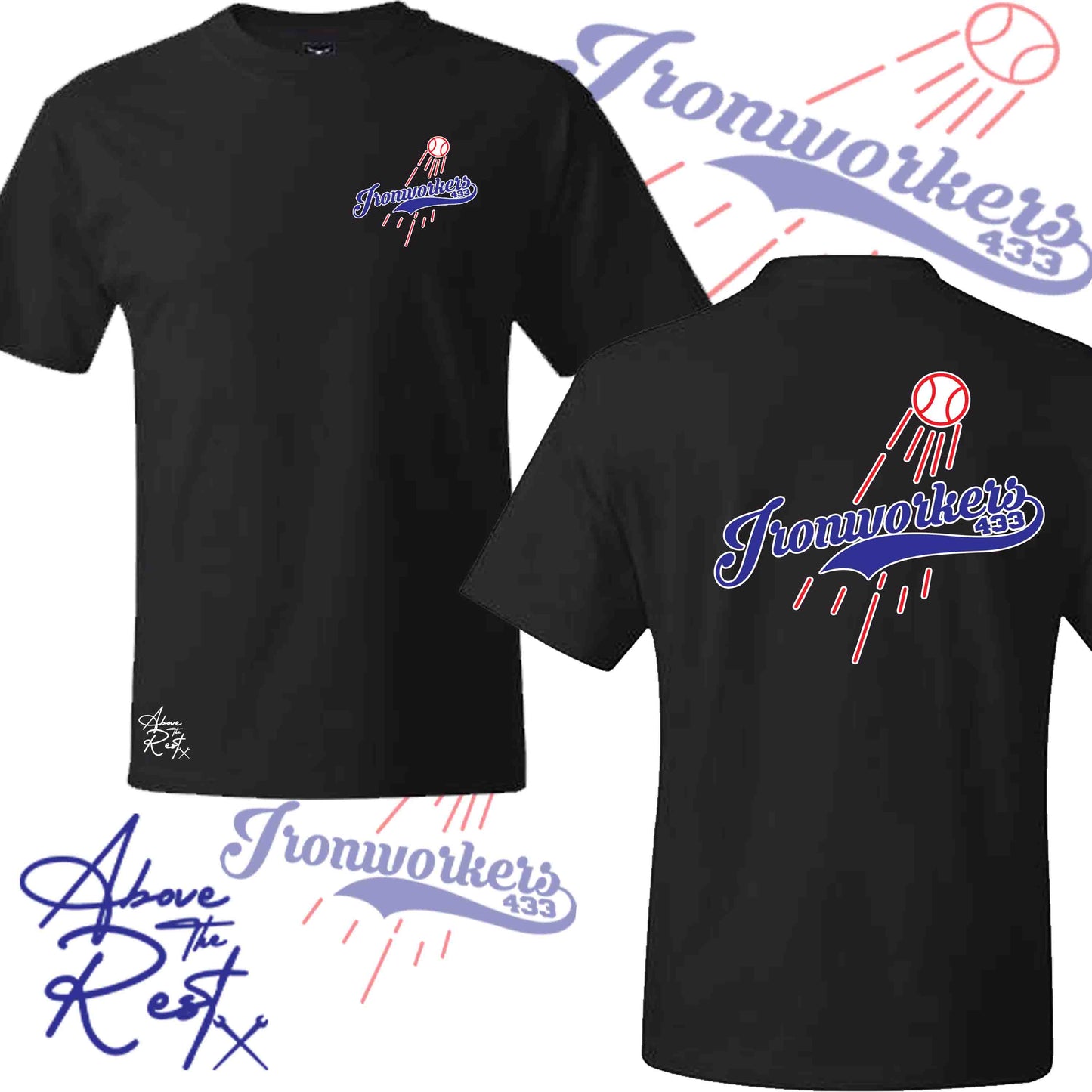 IW BLUE MLB T-SHIRT
