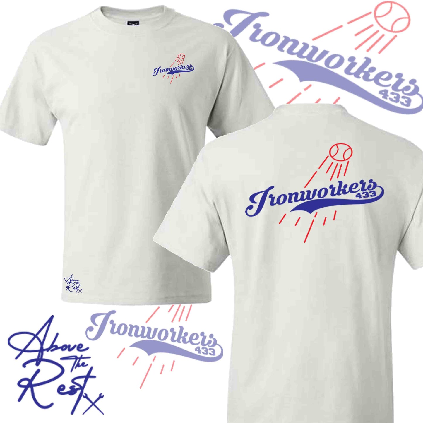 IW BLUE MLB T-SHIRT