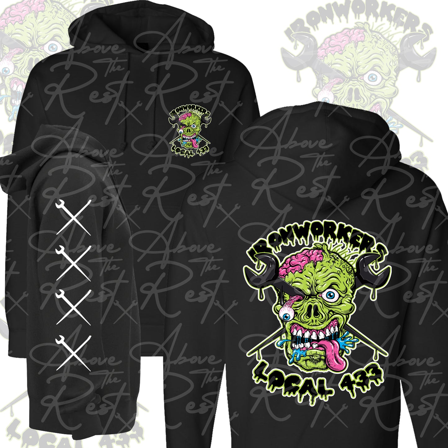 IW ZOMBIE LOCAL 433 HOODIE