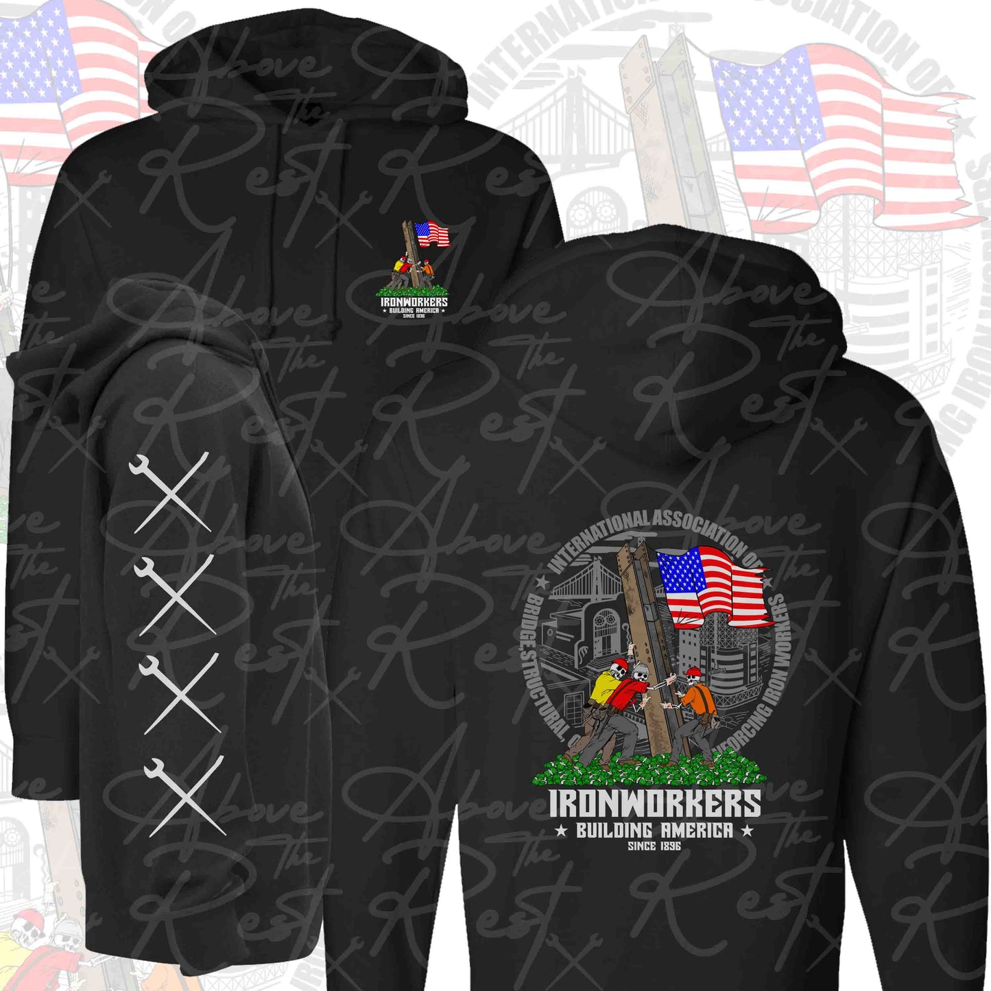 COLUMN FLAG HOODIE