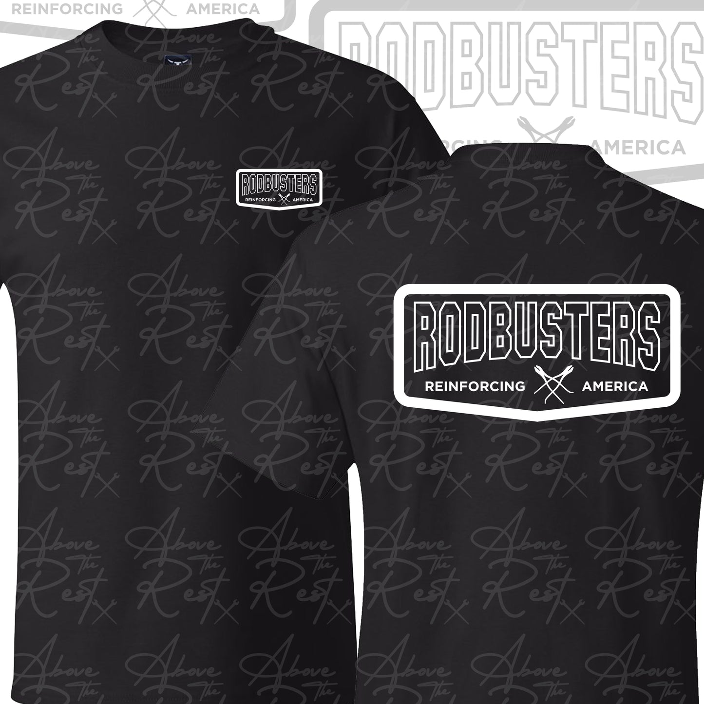 RODBUSTER REINFORCING AMERICA T-SHIRT