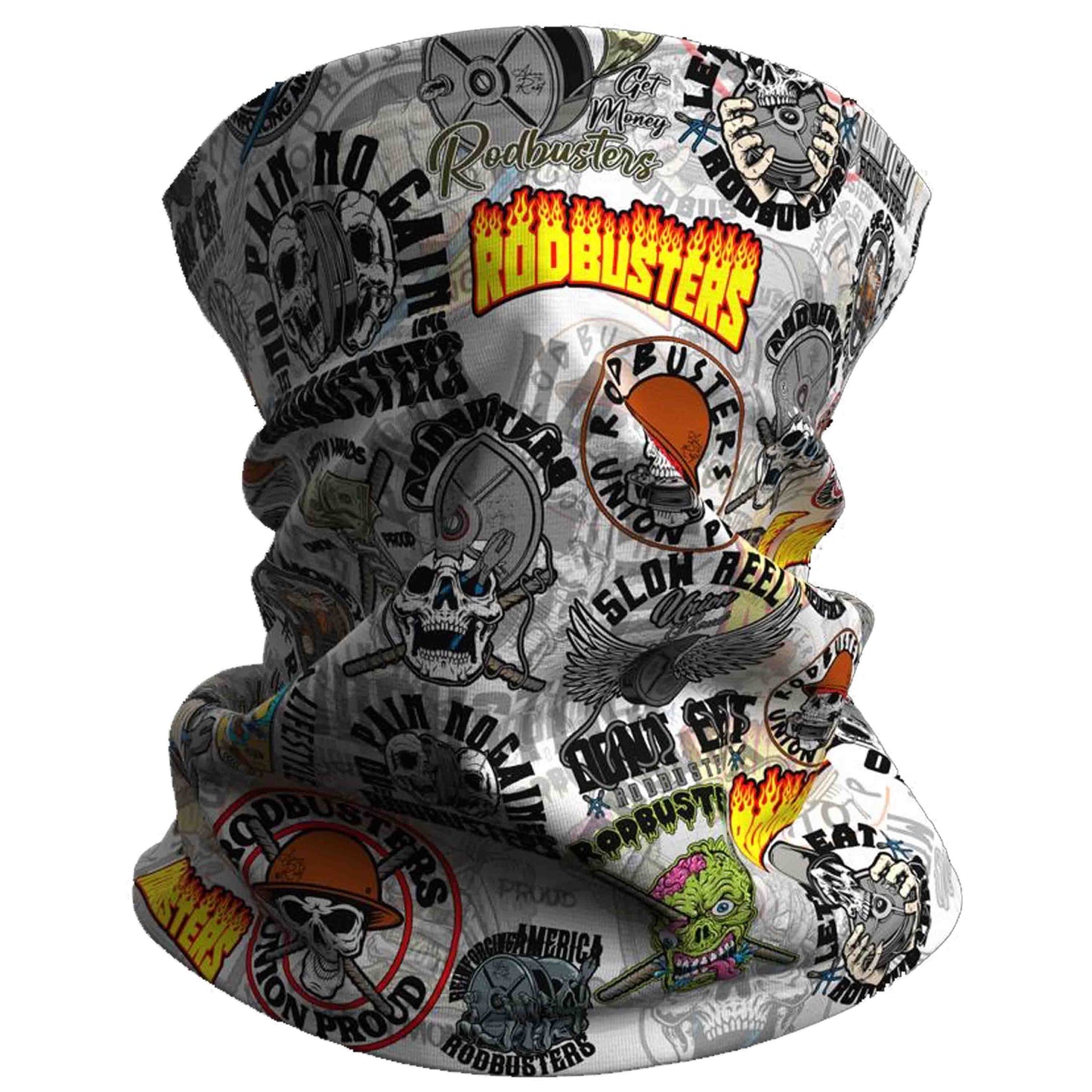 RODBUSTER COLLAGE GATOR MASK
