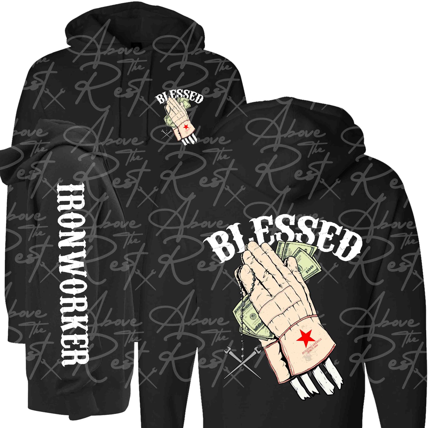 BLESSED GLOVES PULLOVER HOODIE