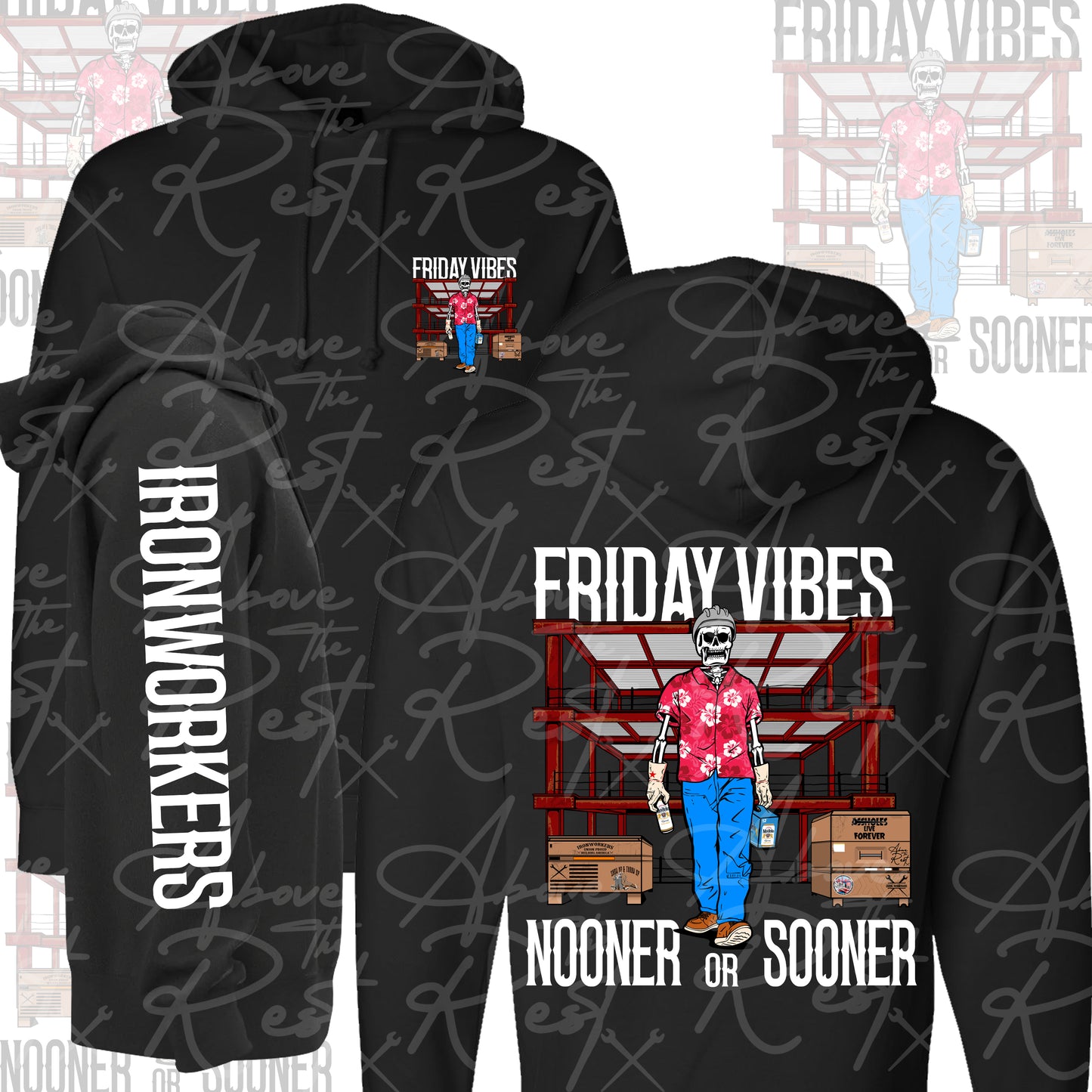 NOONER OR SOONER PULLOVER HOODIE