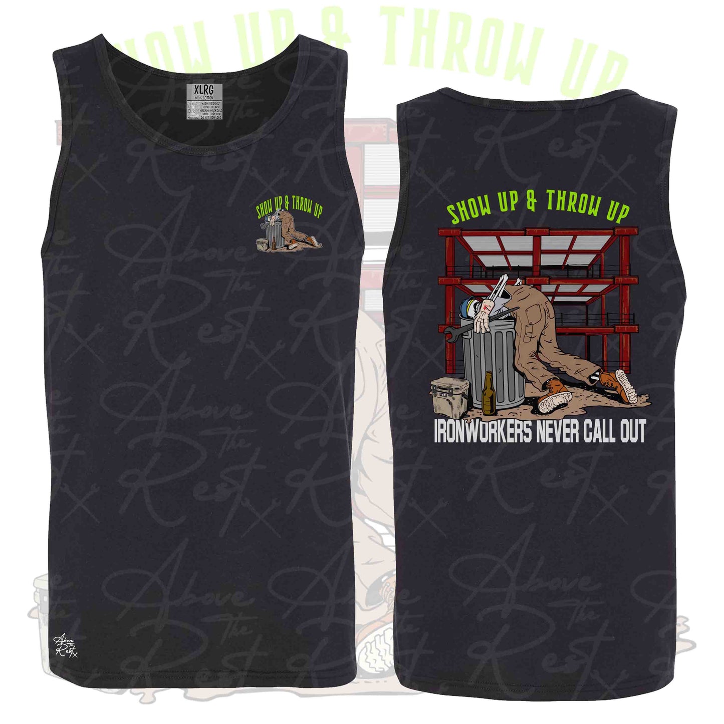SHOW UP THROW UP TANK TOP