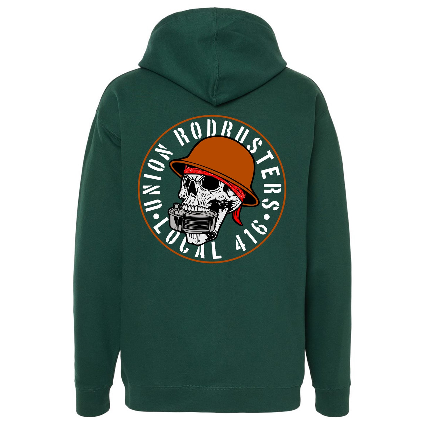 Copy of WIRE SKULL PULLOVER HOODIE LOCAL 416