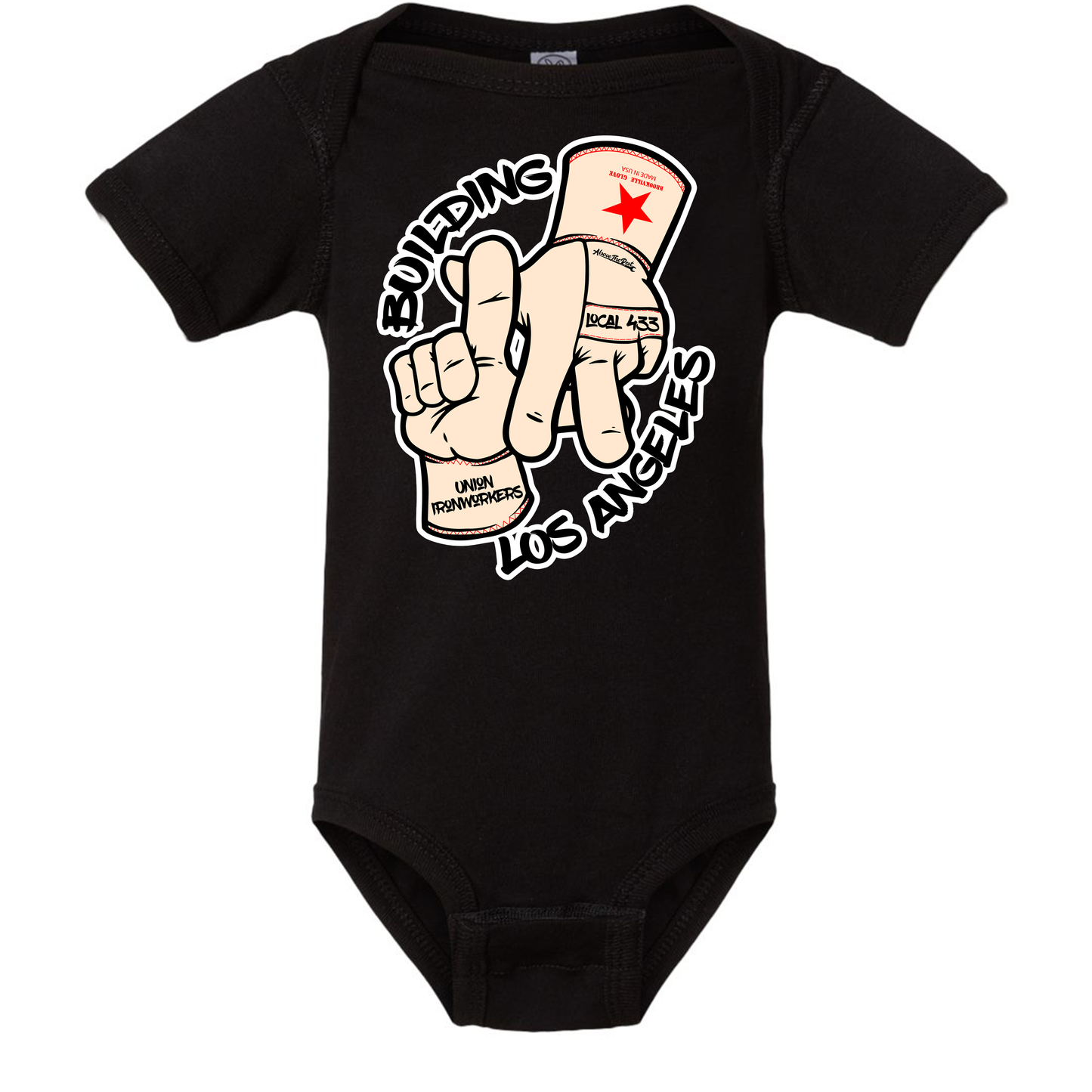 BUILDING LA GLOVES 433 ONESIE