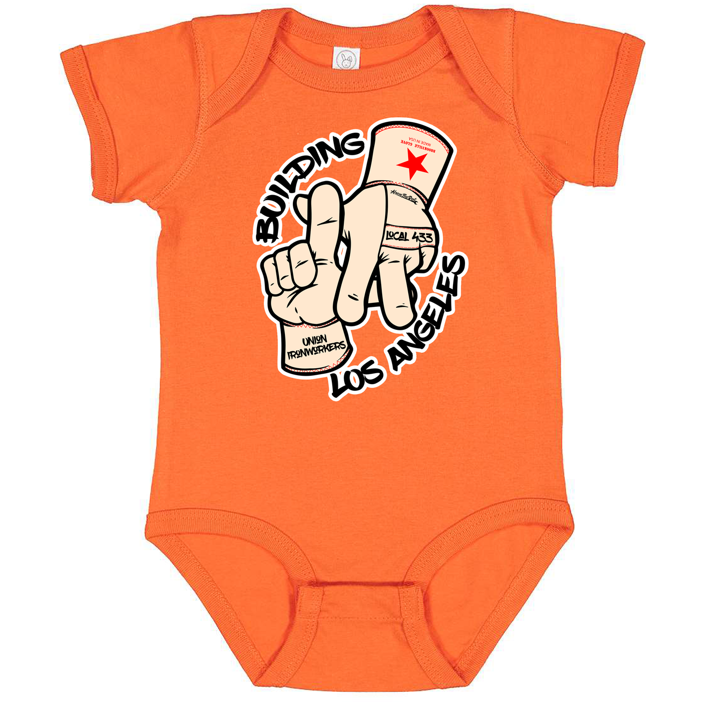 BUILDING LA GLOVES 433 ONESIE