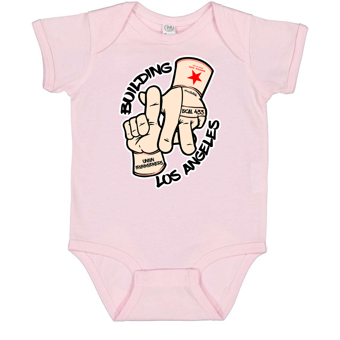 BUILDING LA GLOVES 433 ONESIE