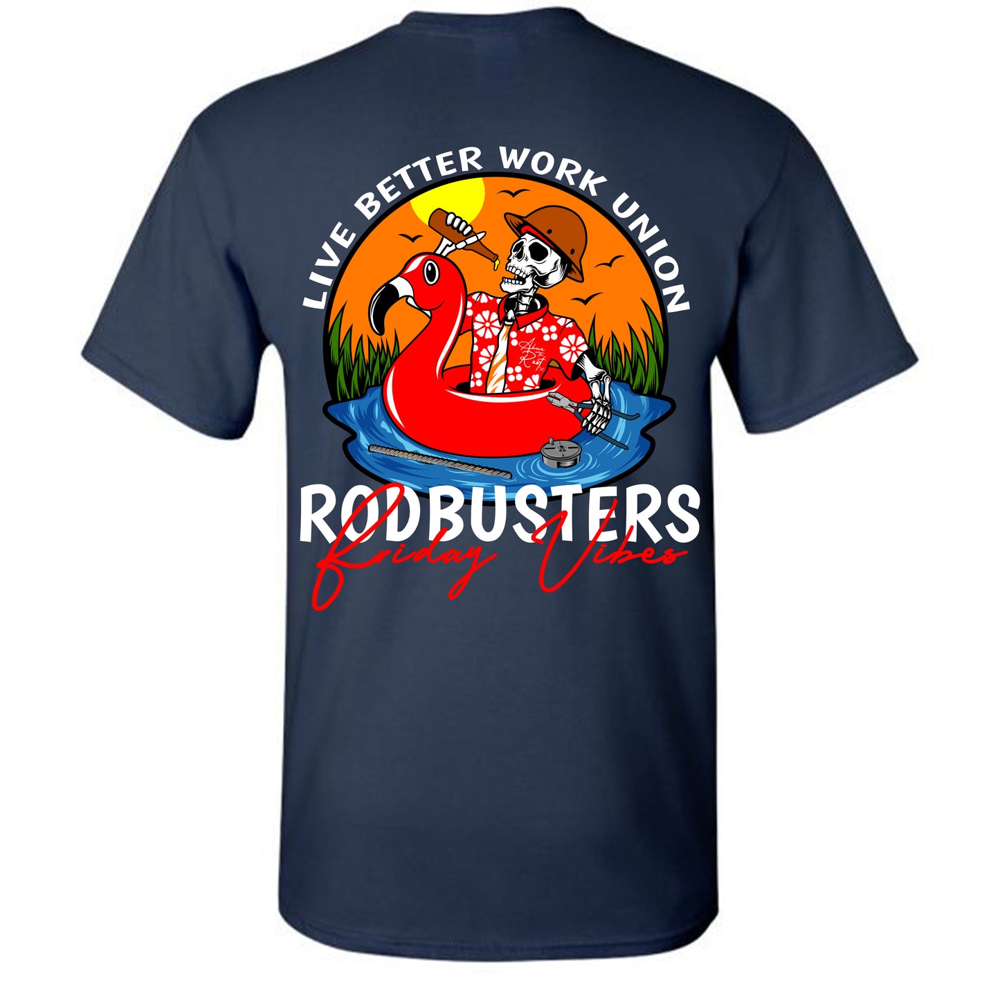 FRIDAY VIBES RODBUSTERS T-SHIRT