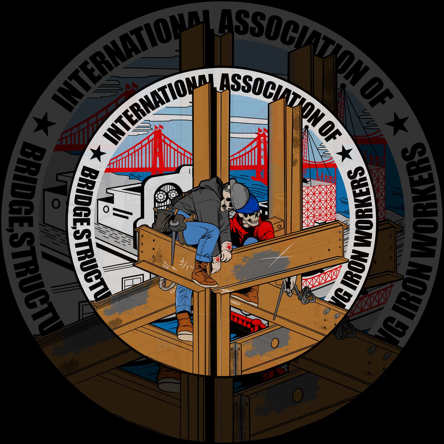 HANGING INTERNATIONAL STICKER