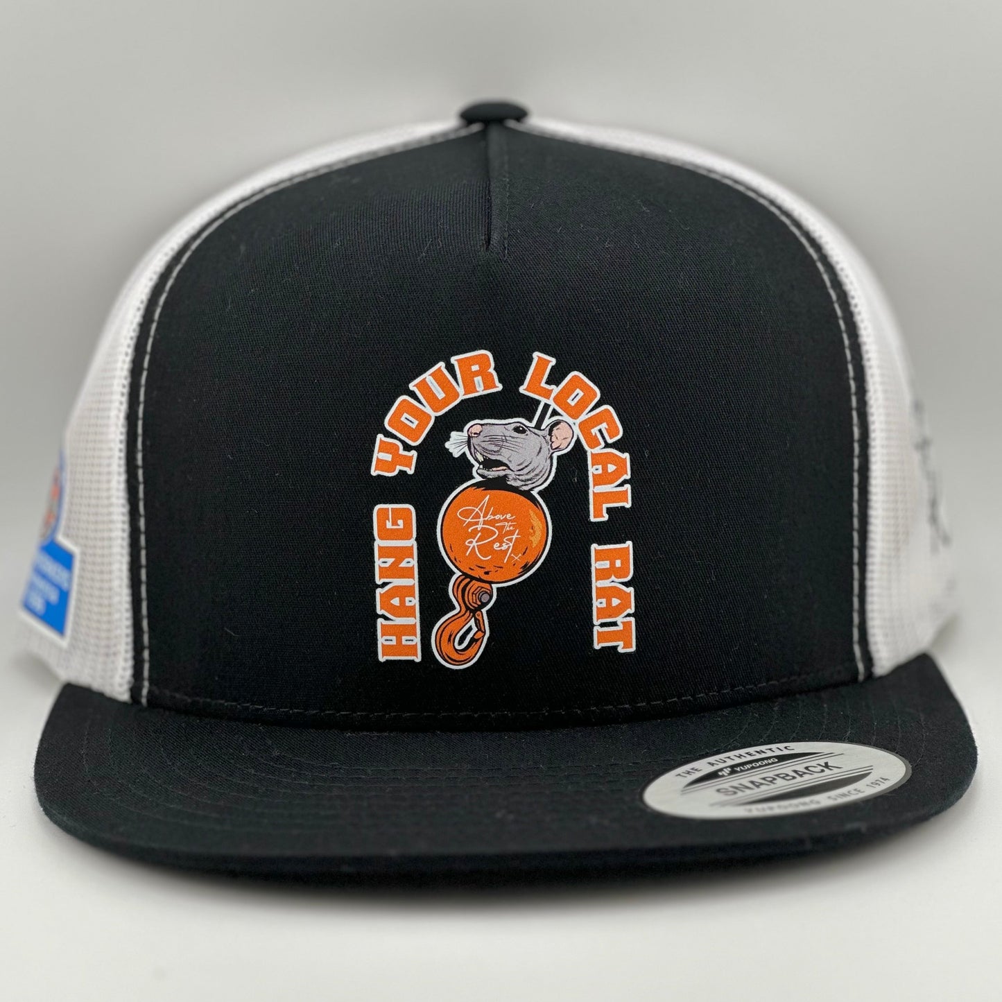 HANG YOUR LOCAL RAT SNAPBACK TRUCKER HAT