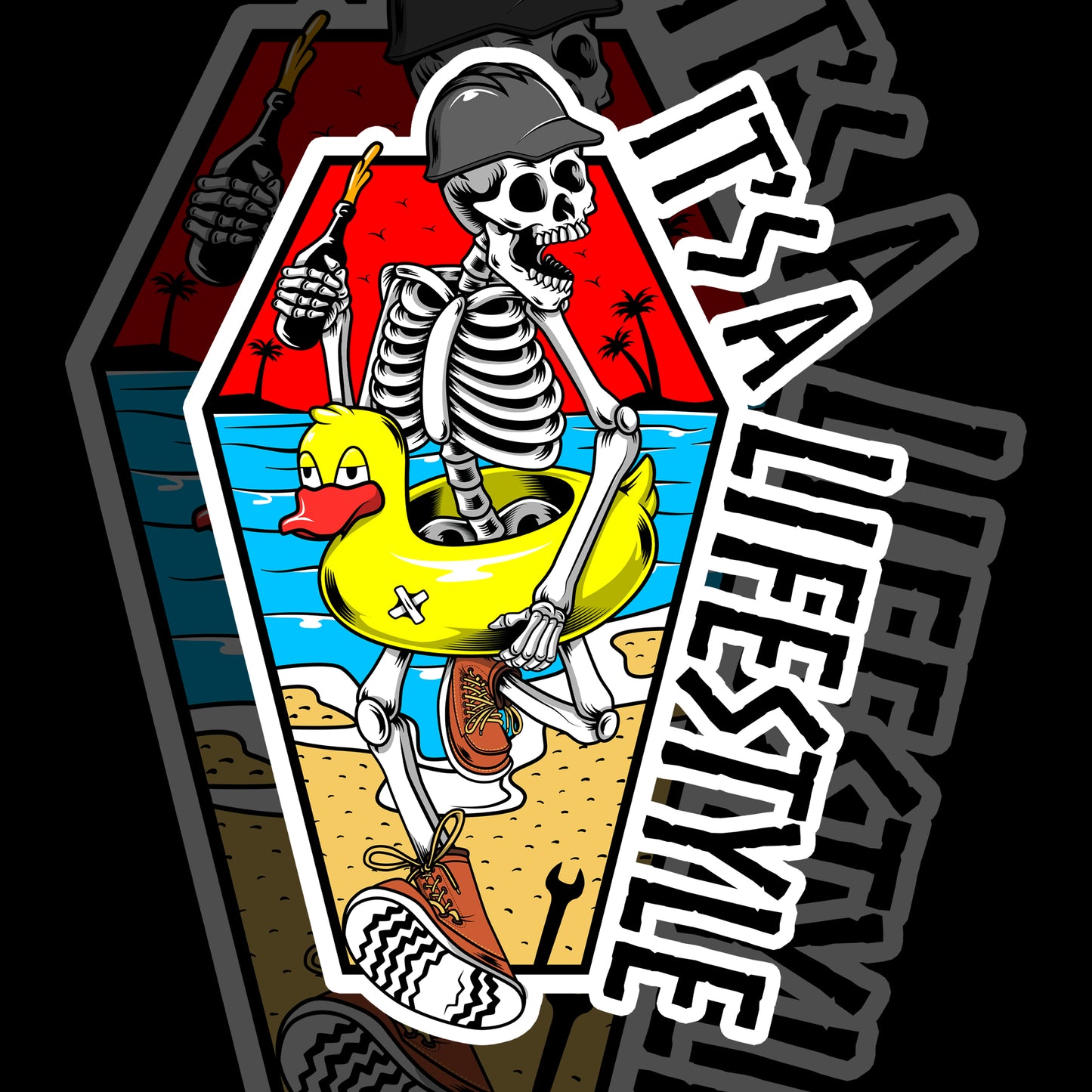 IT'S A LIFESTYLE STICKER