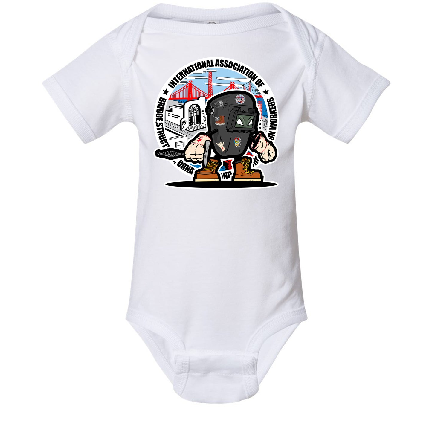 WELDING HOOD CHIPPING HAMMER ONESIE