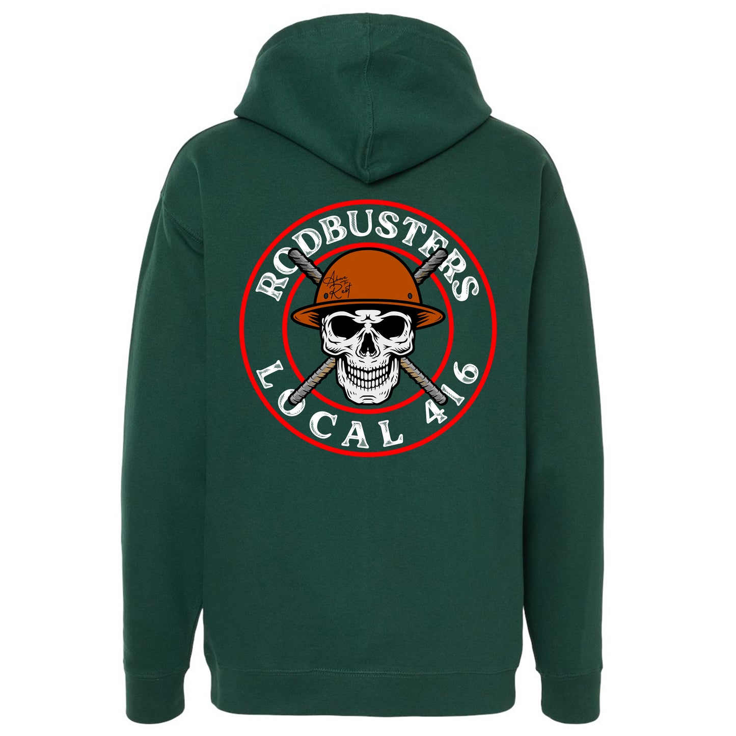 RODBUSTERS REBAR PULLOVER HOODIE LOCAL 416