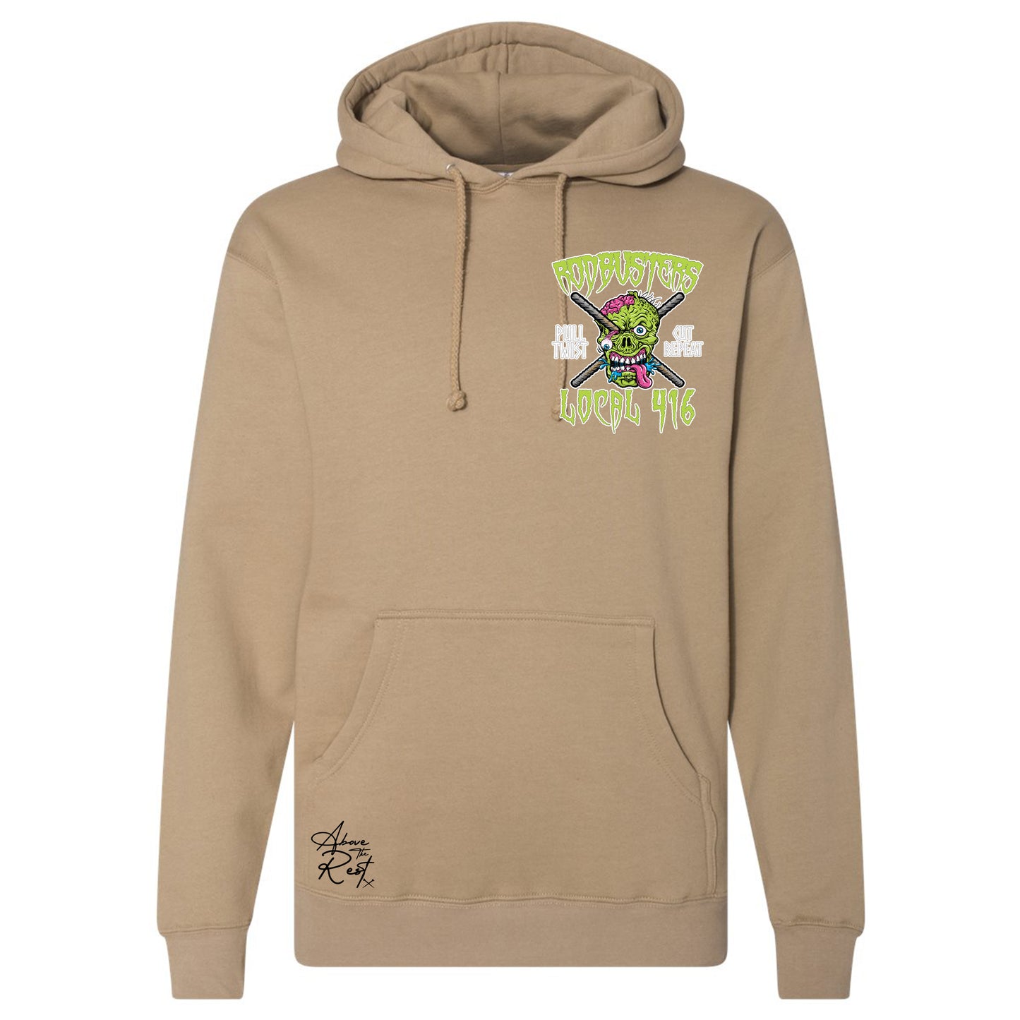 RODBUSTER ZOMBIE PULLOVER HOODIE LOCAL 416