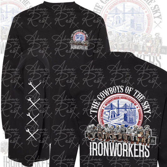 COWBOYS OF THE SKY LUNCH ON BEAM LONG SLEEVE