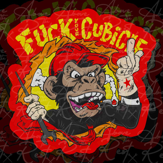 F YOUR CUBICLE STICKER