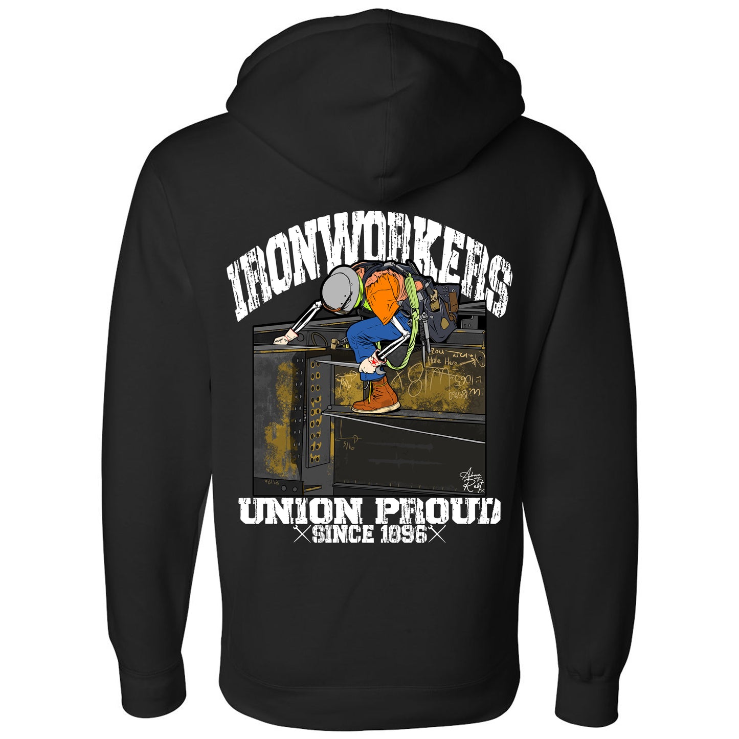 BOLTING UP STRUCTURAL PULLOVER HOODIE