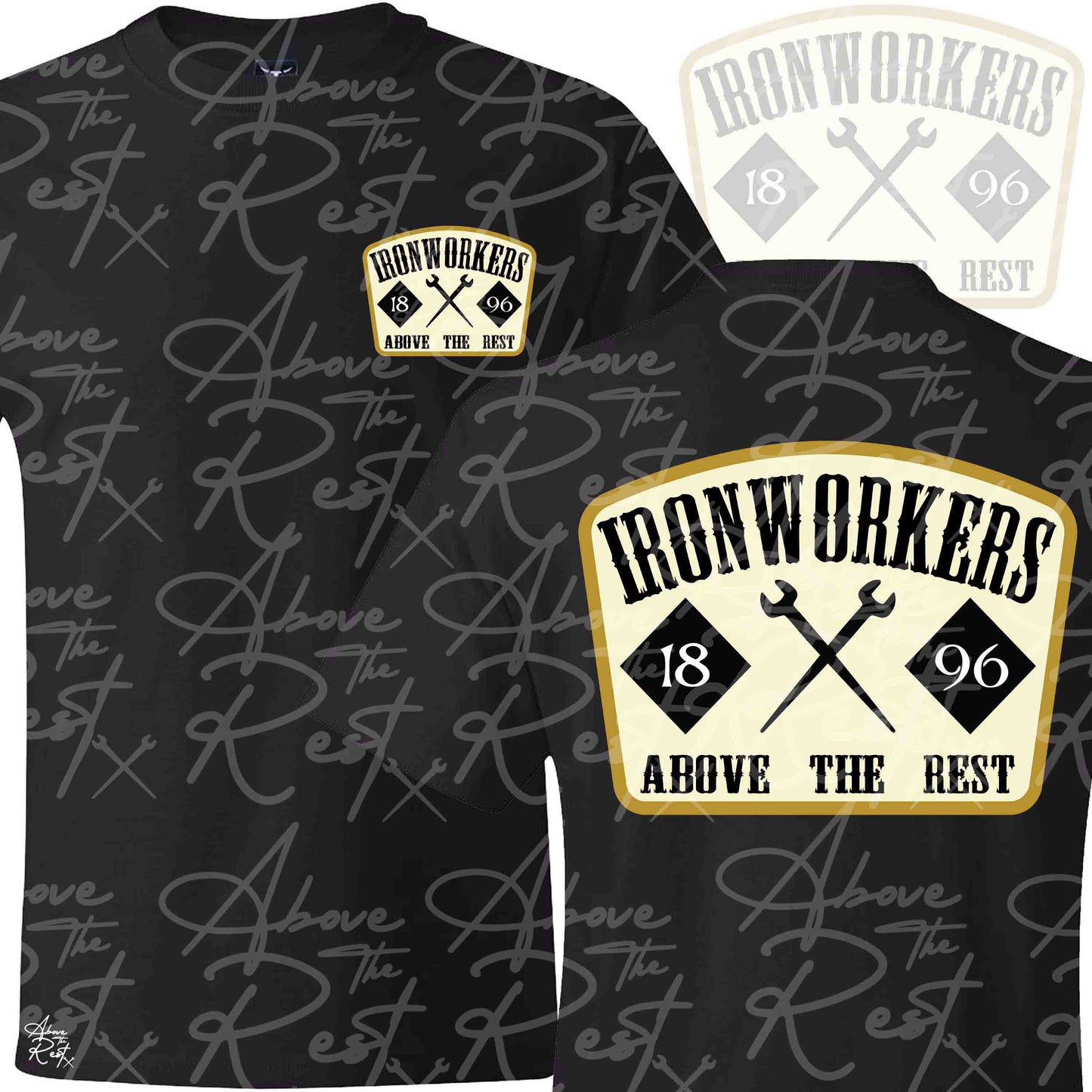 IW 1896 ABOVE THE REST BADGE T-SHIRT