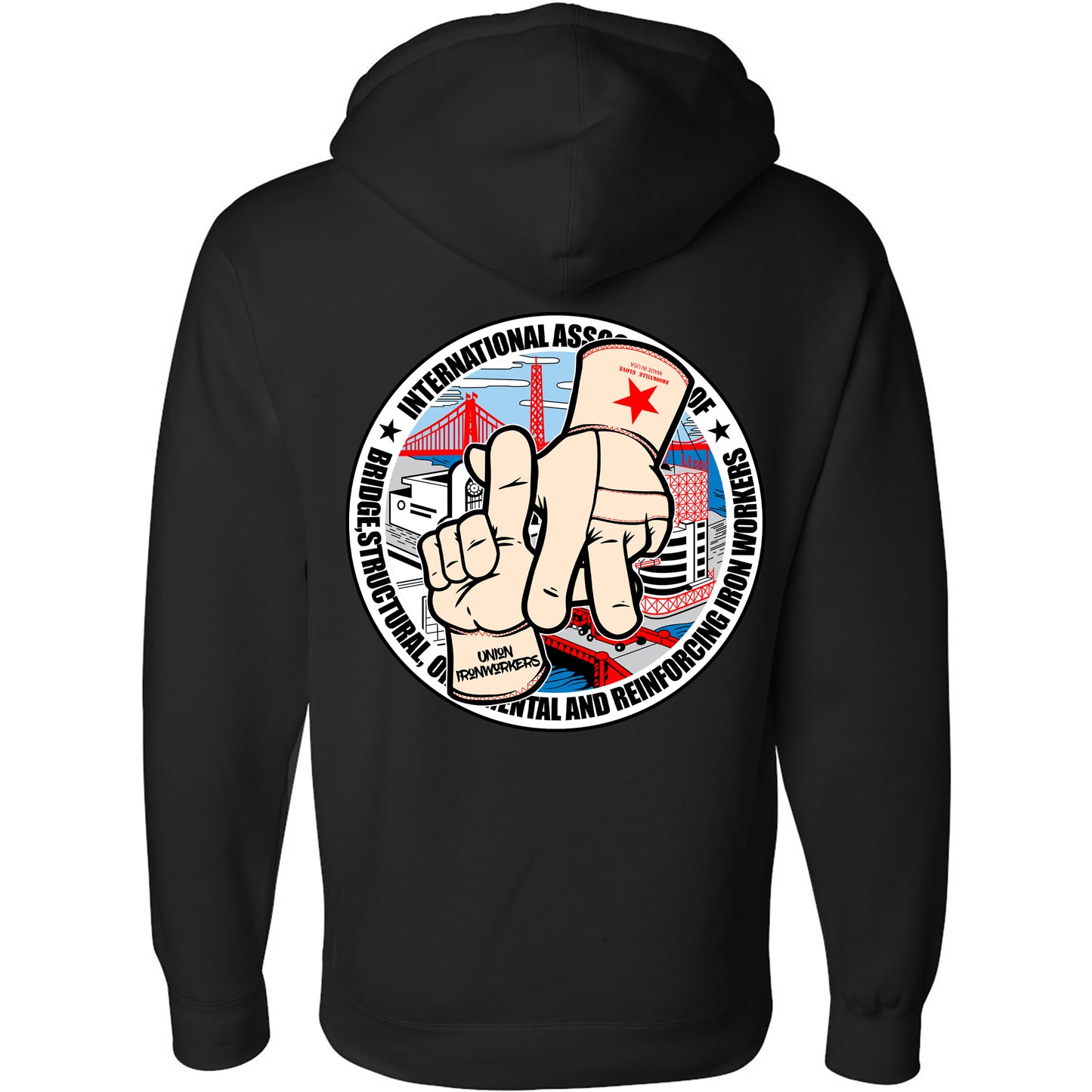 LA GLOVES INTERNATIONAL PULLOVER HOODIE