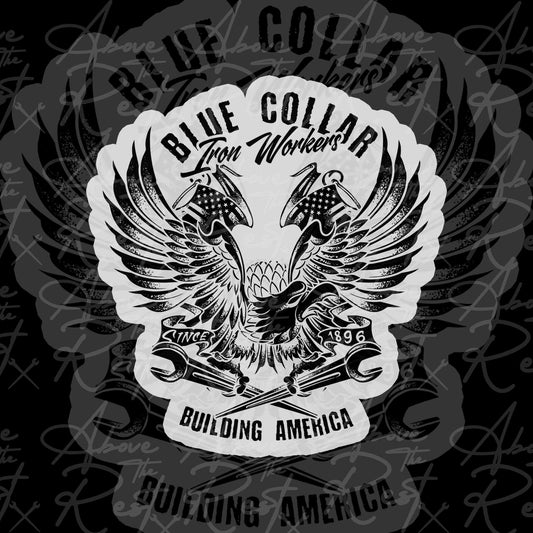 BLUE COLLAR EAGLE STICKER