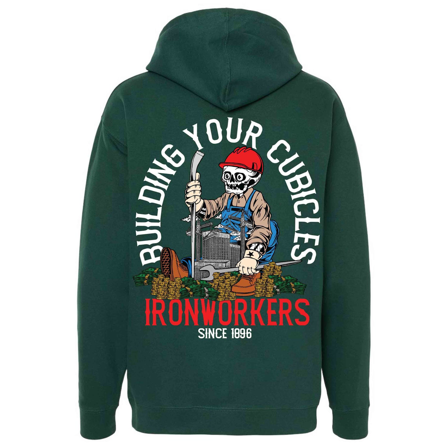 BUILDING YOUR CUBICLES PULLOVER HOODIE