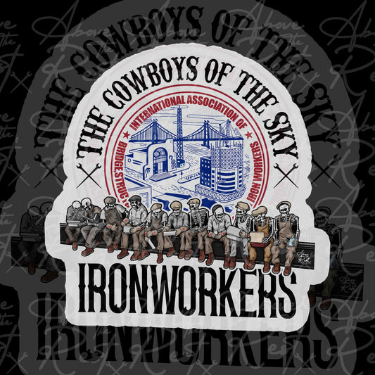 COWBOY OF THE SKY STICKER