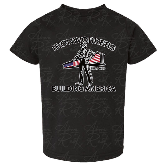 BUILDING AMERICA GUY TODDLER T-SHIRT