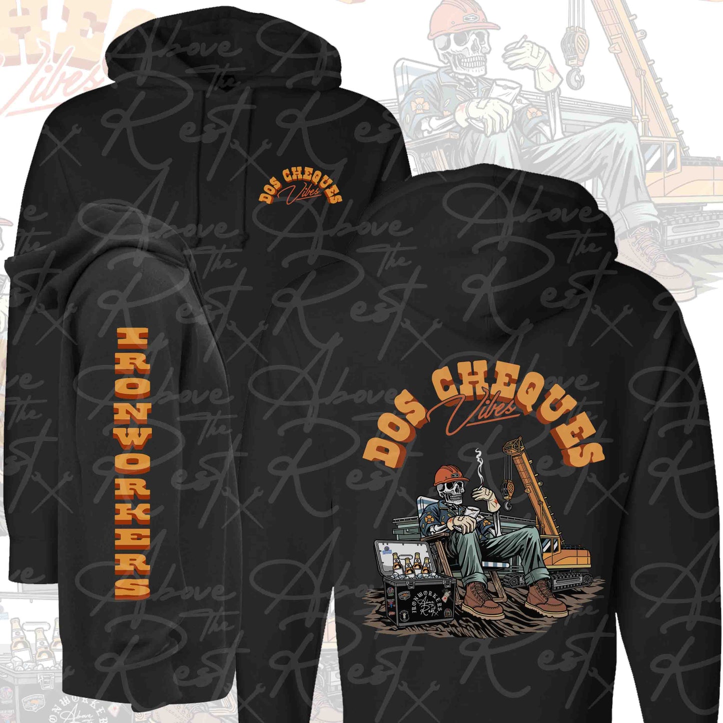 DOS CHEQUES PULLOVER HOODIE