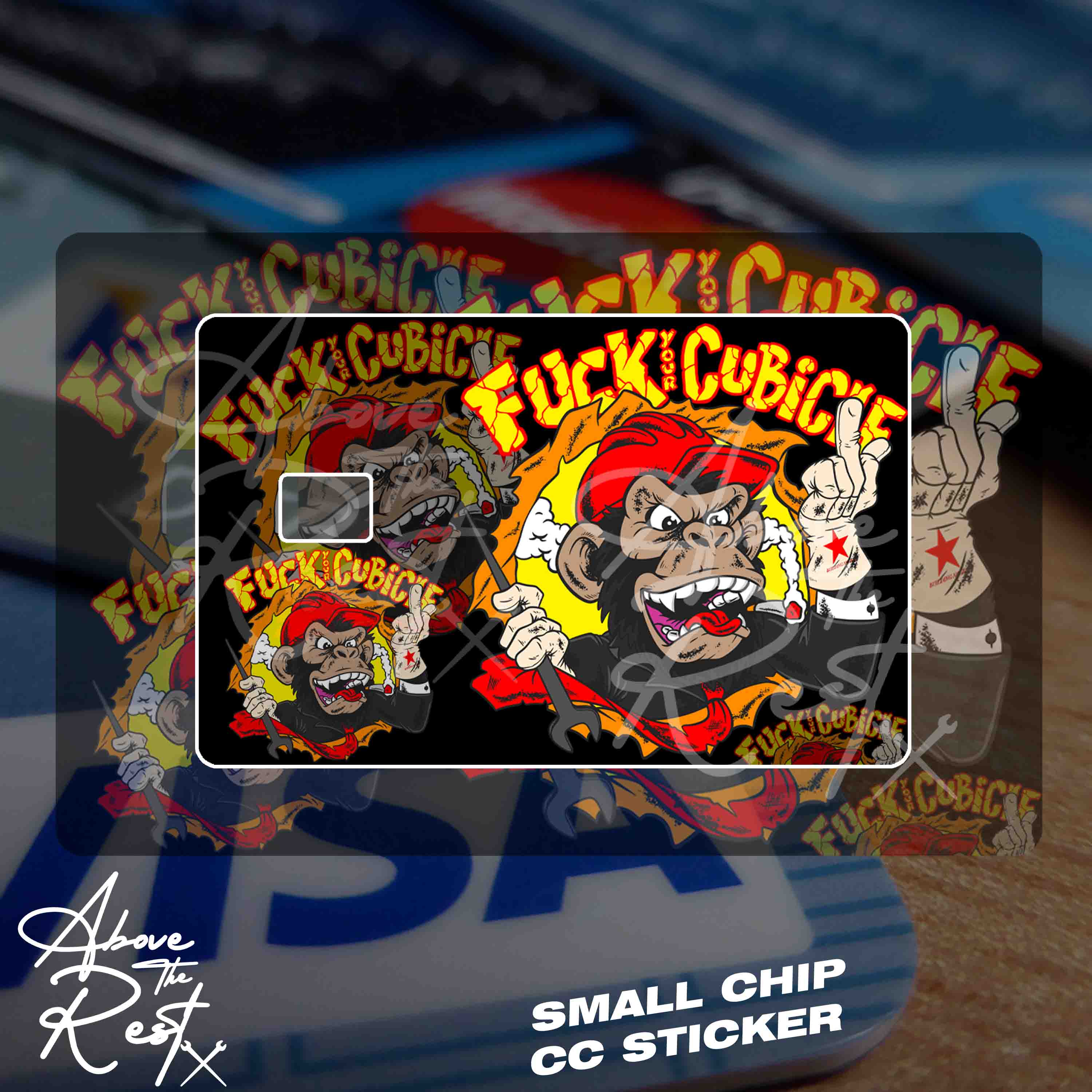 F CUBICLE CC STICKER – ABOV3THEREST