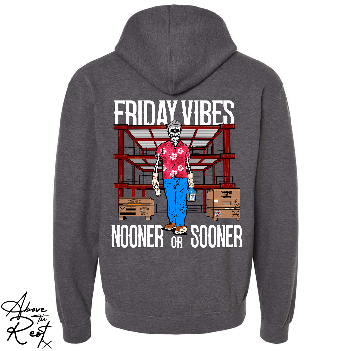 NOONER OR SOONER PULLOVER HOODIE