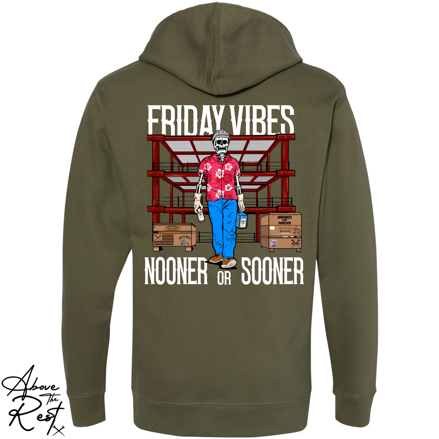 NOONER OR SOONER PULLOVER HOODIE