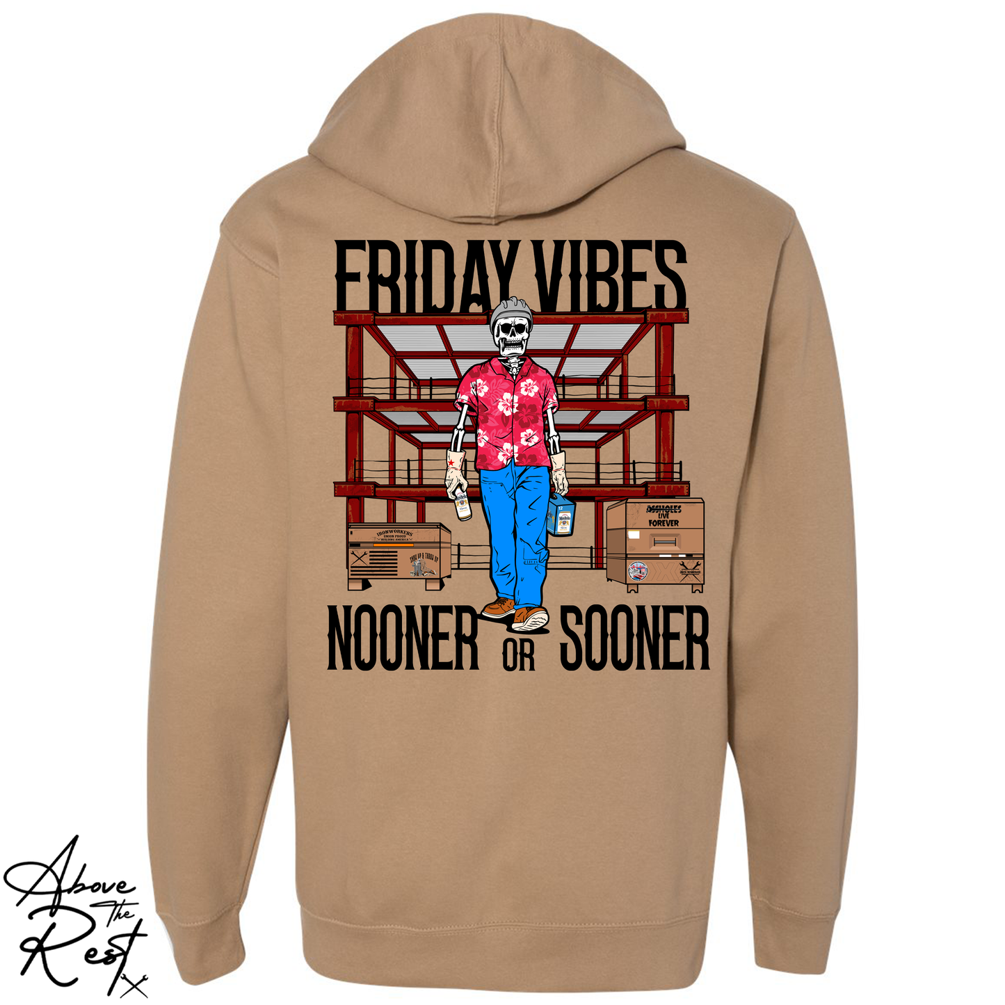 NOONER OR SOONER PULLOVER HOODIE