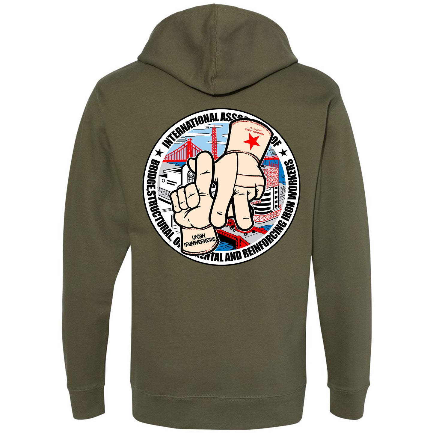 LA GLOVES INTERNATIONAL PULLOVER HOODIE