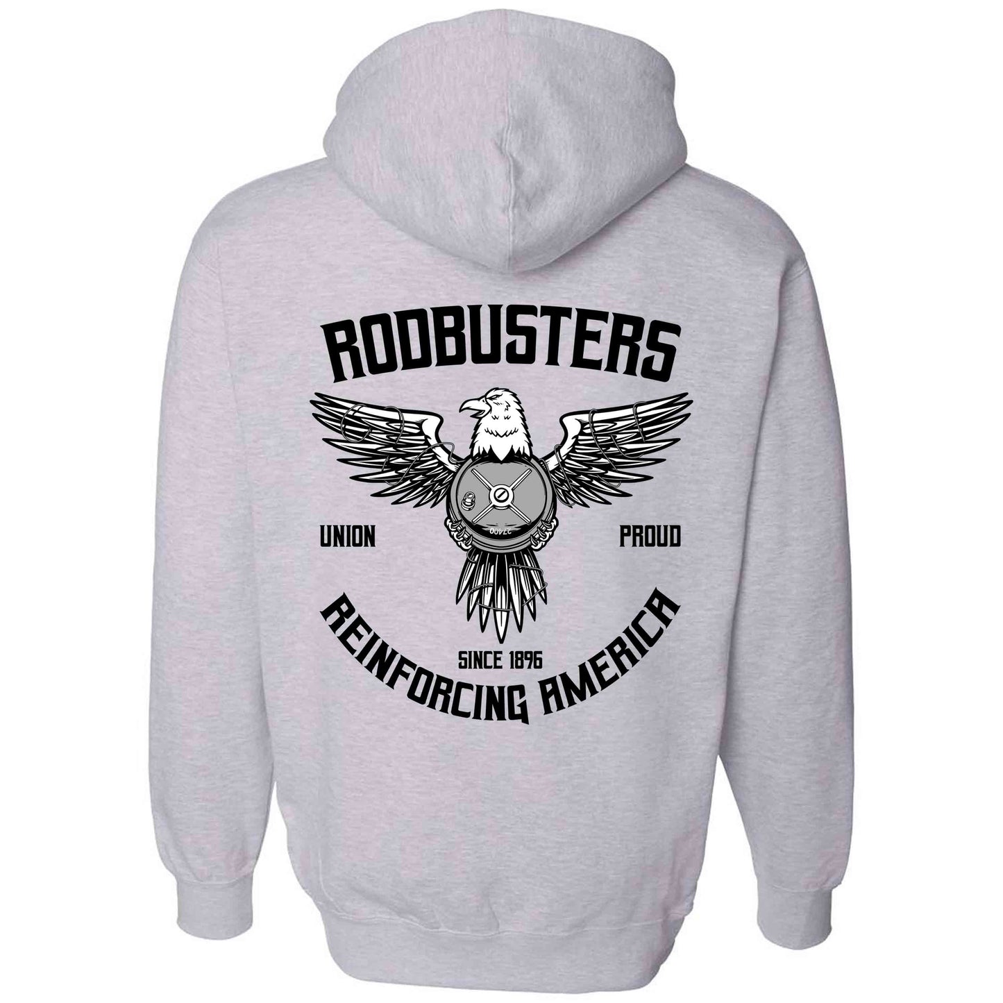 WIRE REEL EAGLE PULLOVER HOODIE