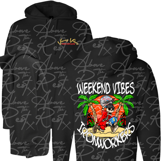 WEEKEND VIBES PULLOVER HOODIE