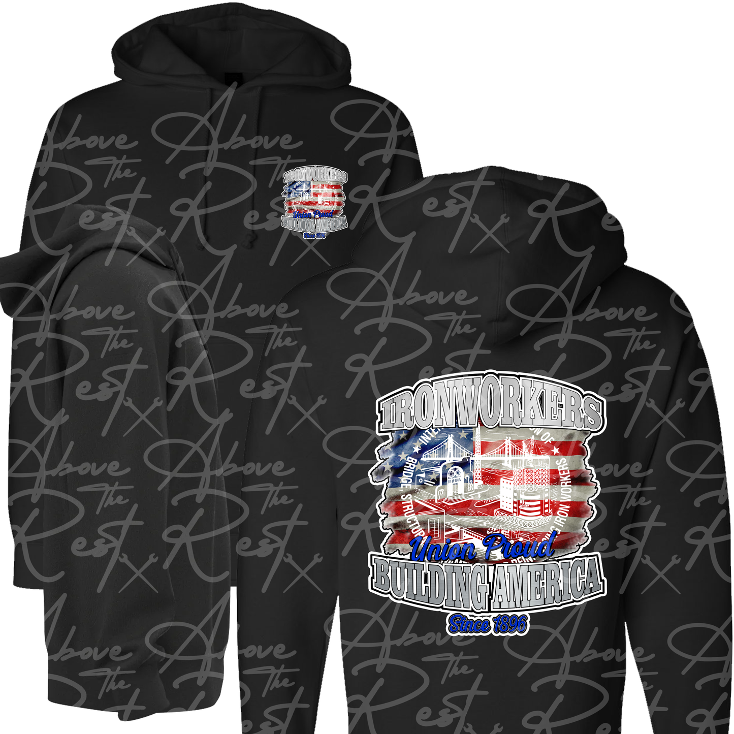 BUILDING AMERICA PULLOVER HOODIE