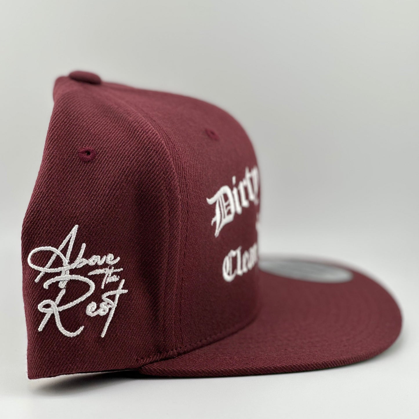 DIRTY HANDS CLEAN MONEY SNAPBACK HAT