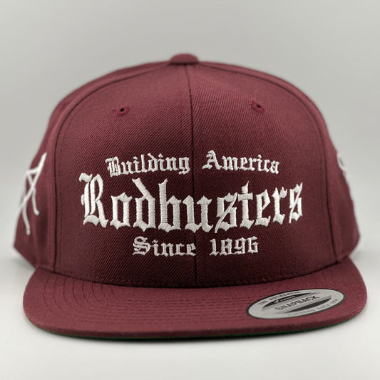 BUILDING AMERICA RODBUSTERS SNAPBACK HAT