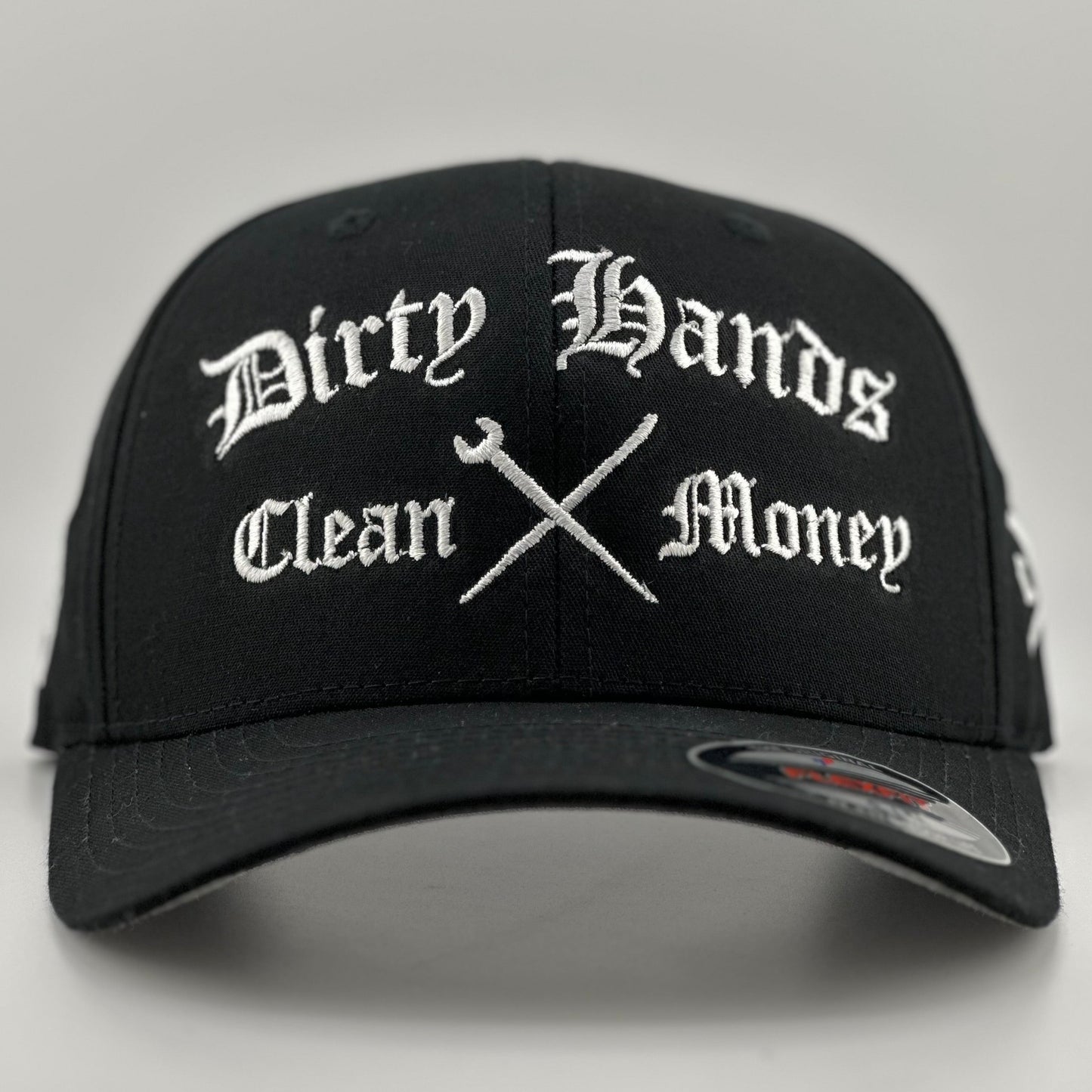 DIRTY HANDS CLEAN MONEY FLEXFIT HAT