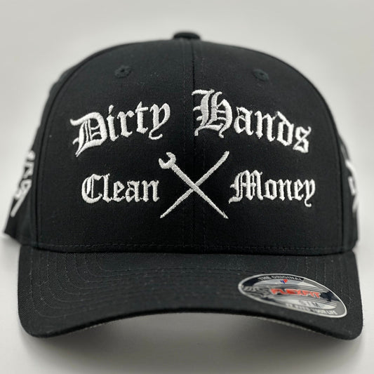 DIRTY HANDS CLEAN MONEY FLEXFIT HAT