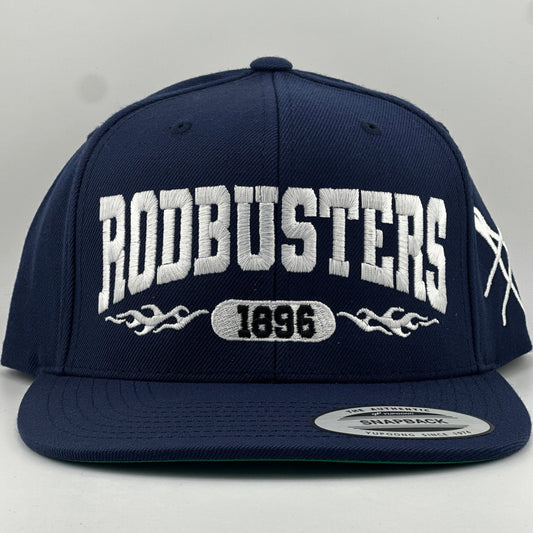 RODBUSTER FLAME SNAPBACK HAT
