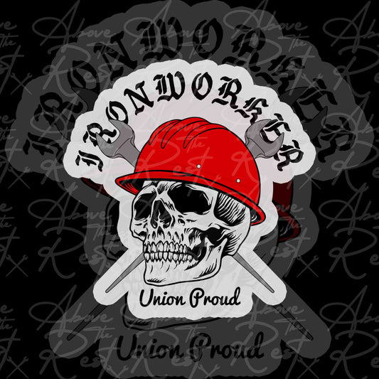 IW UNION PROUD STICKER
