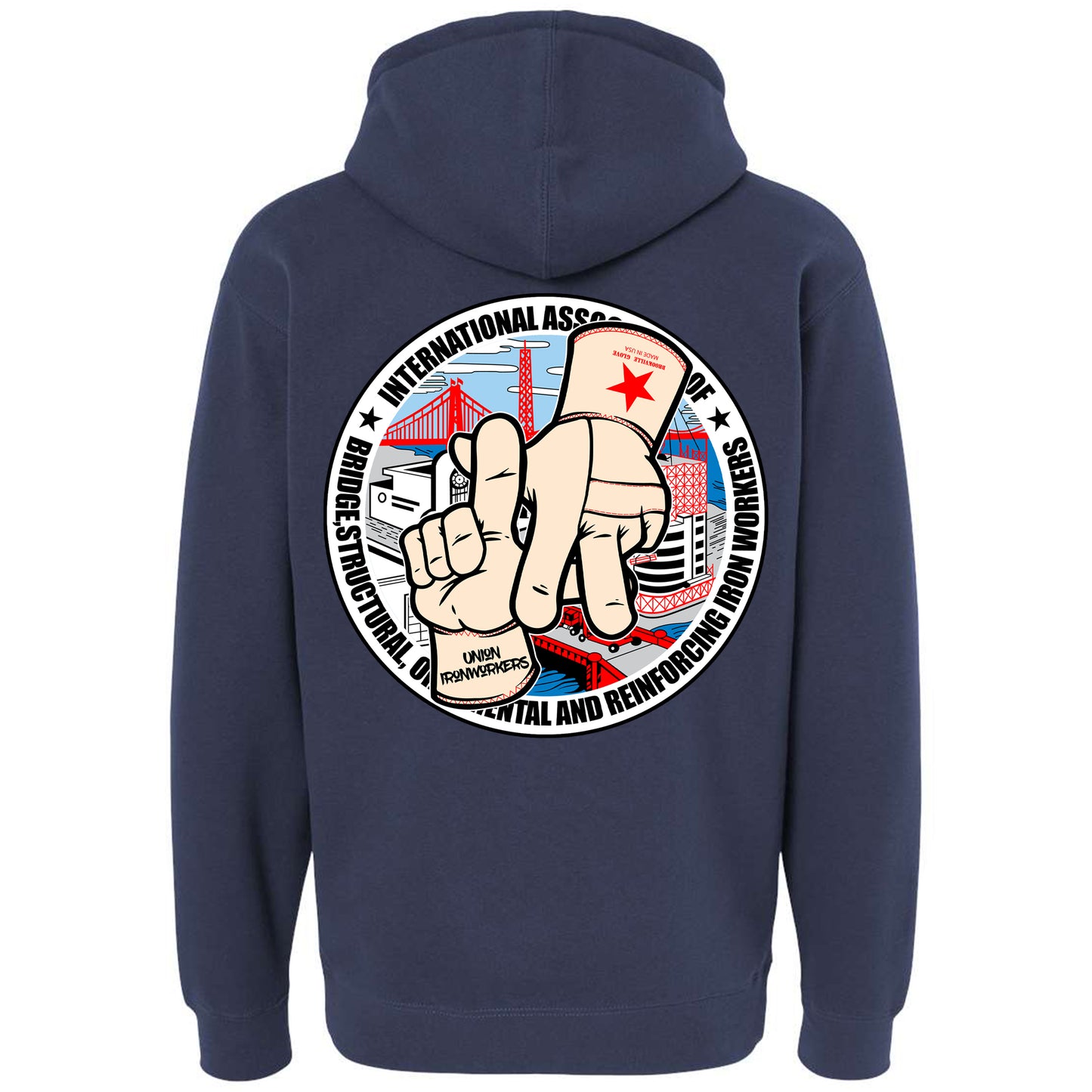 LA GLOVES INTERNATIONAL PULLOVER HOODIE